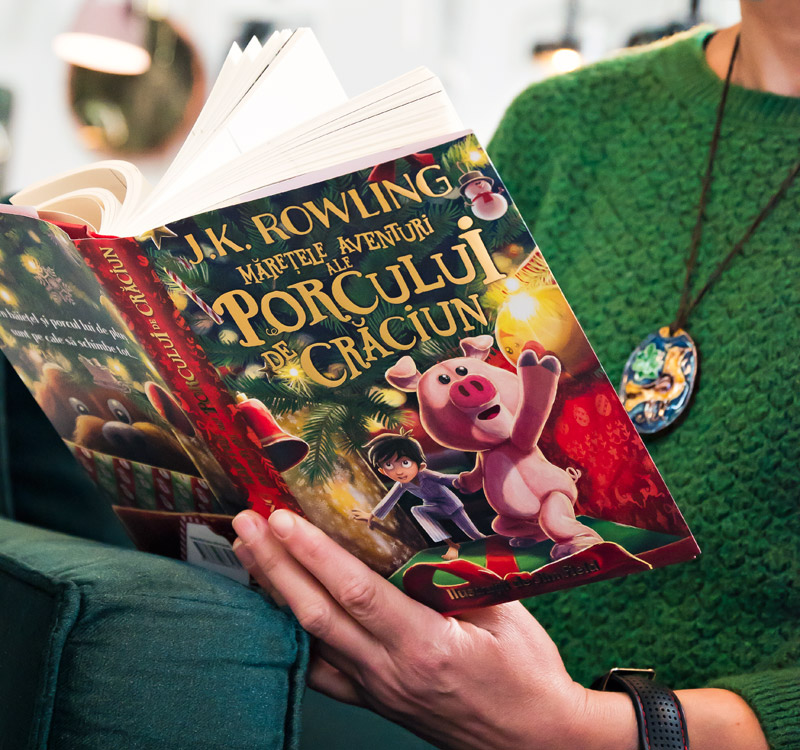 Mărețele aventuri ale Porcului de Crăciun, J.K. Rowling, Editura Arthur