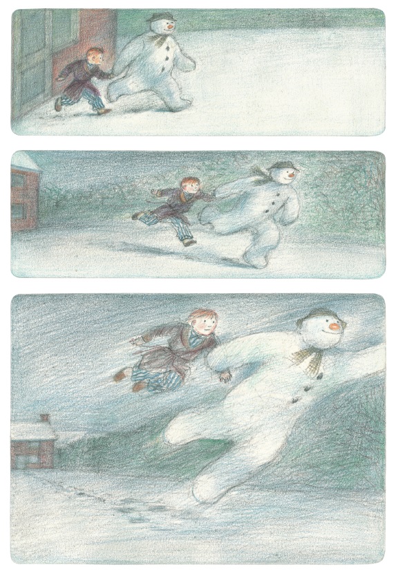 Omul de zăpadă de Raymond Briggs, Editura Grafic