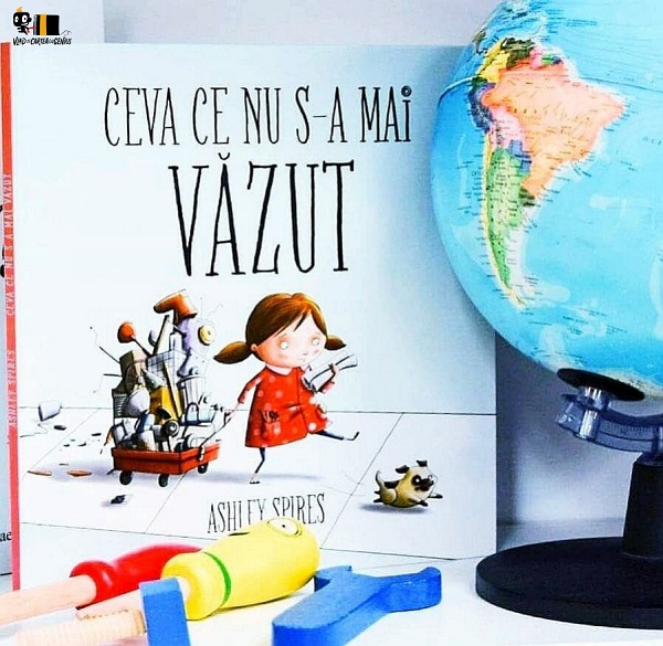 Ashley Spires, Ceva ce nu s-a mai văzut, Editura Vlad și Cartea cu Genius