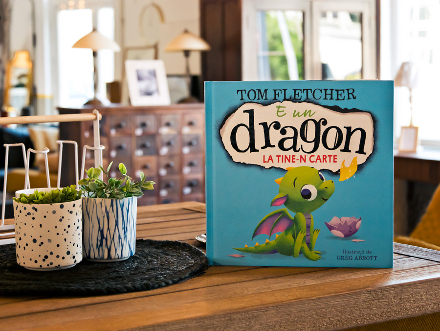 E un dragon la tine-n carte, Tom Fletcher, Editura Vlad si cartea cu Genius
