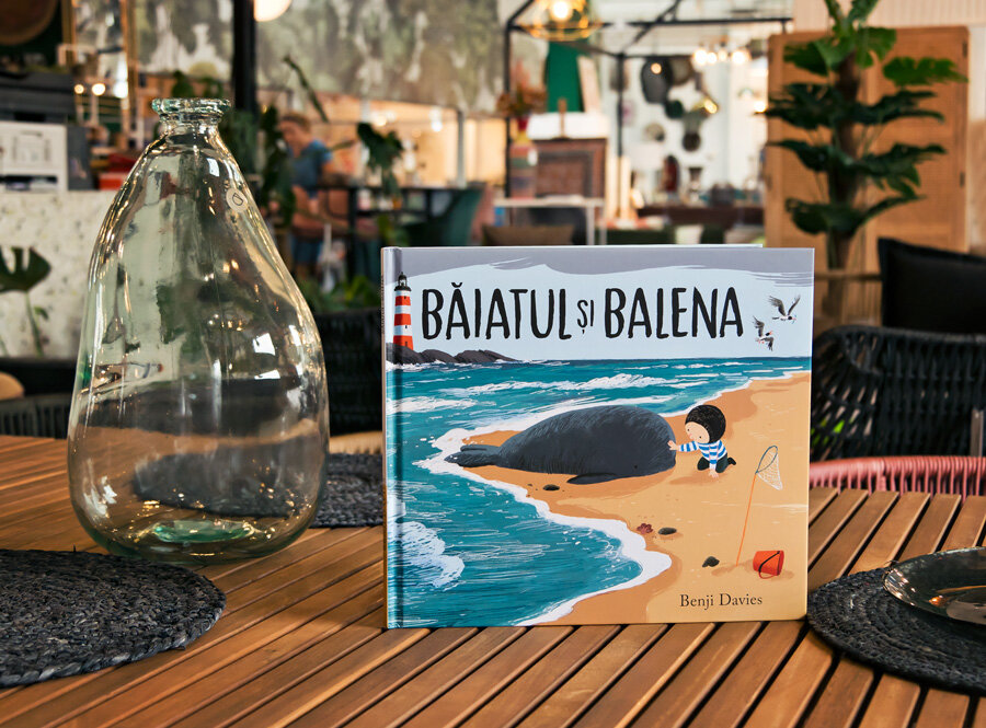 Băiatul și balena, Benji Davies, Editura Vlad și Cartea cu genius