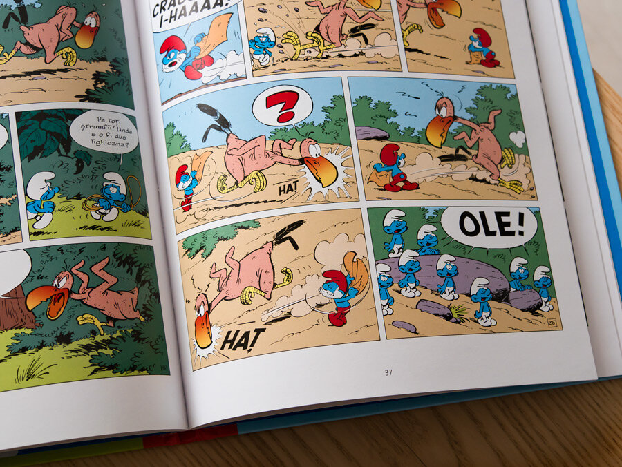 Ștrumfii și pasărea-monstru, Peyo Creations, Editura Grafic