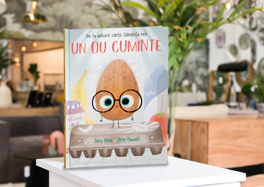Un ou cuminte, Jory John, Editura Vlad și Cartea cu Genius