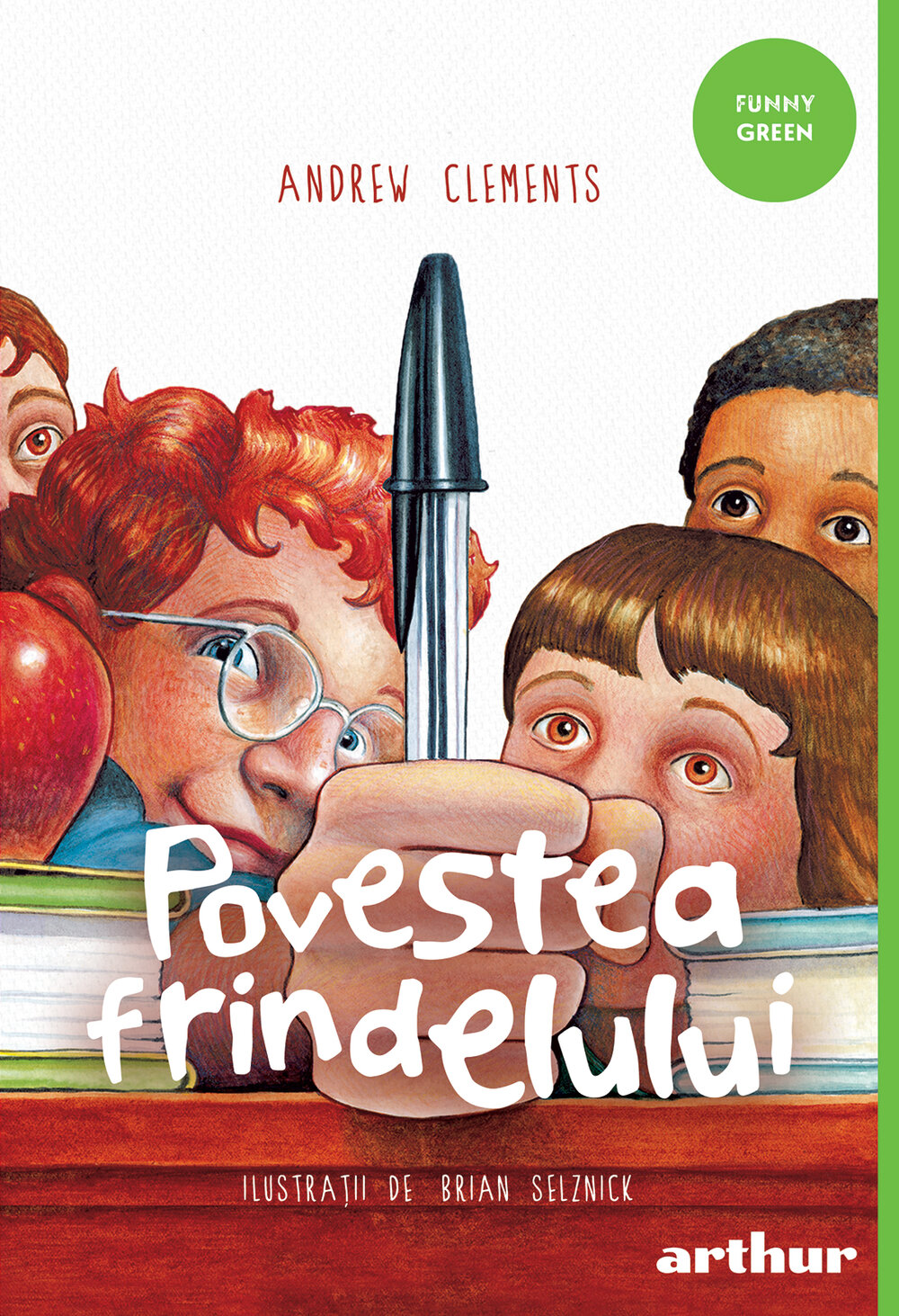 Coperta Povestea Frindelului Andrew Clements Funny Green