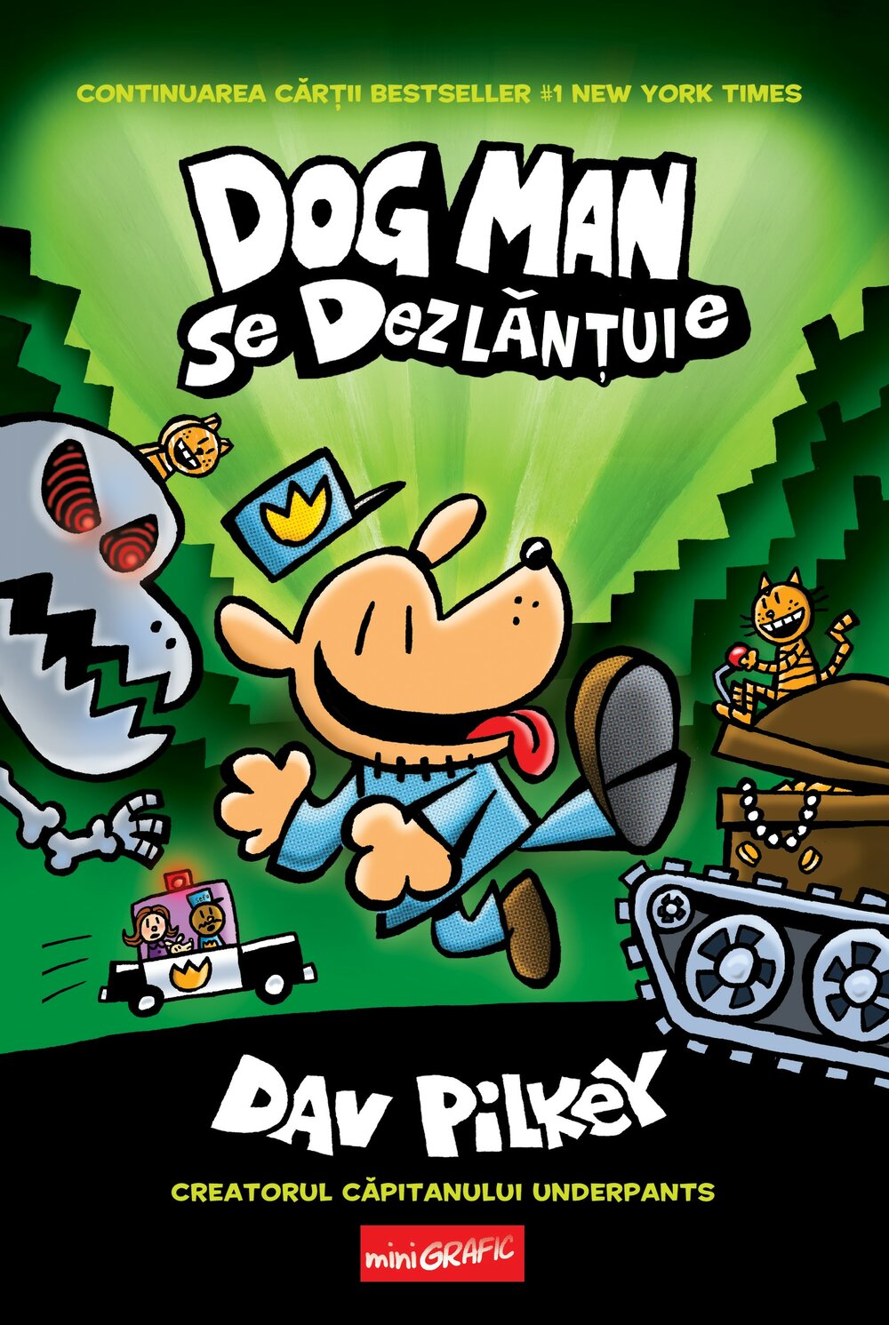 Dav Pilkey, Dog Man #2. Dog Man se dezlănțuie, miniGrafic