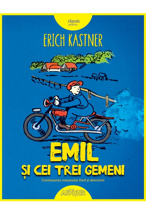 Coperta Emil si cei trei gemeni Erich Kastner